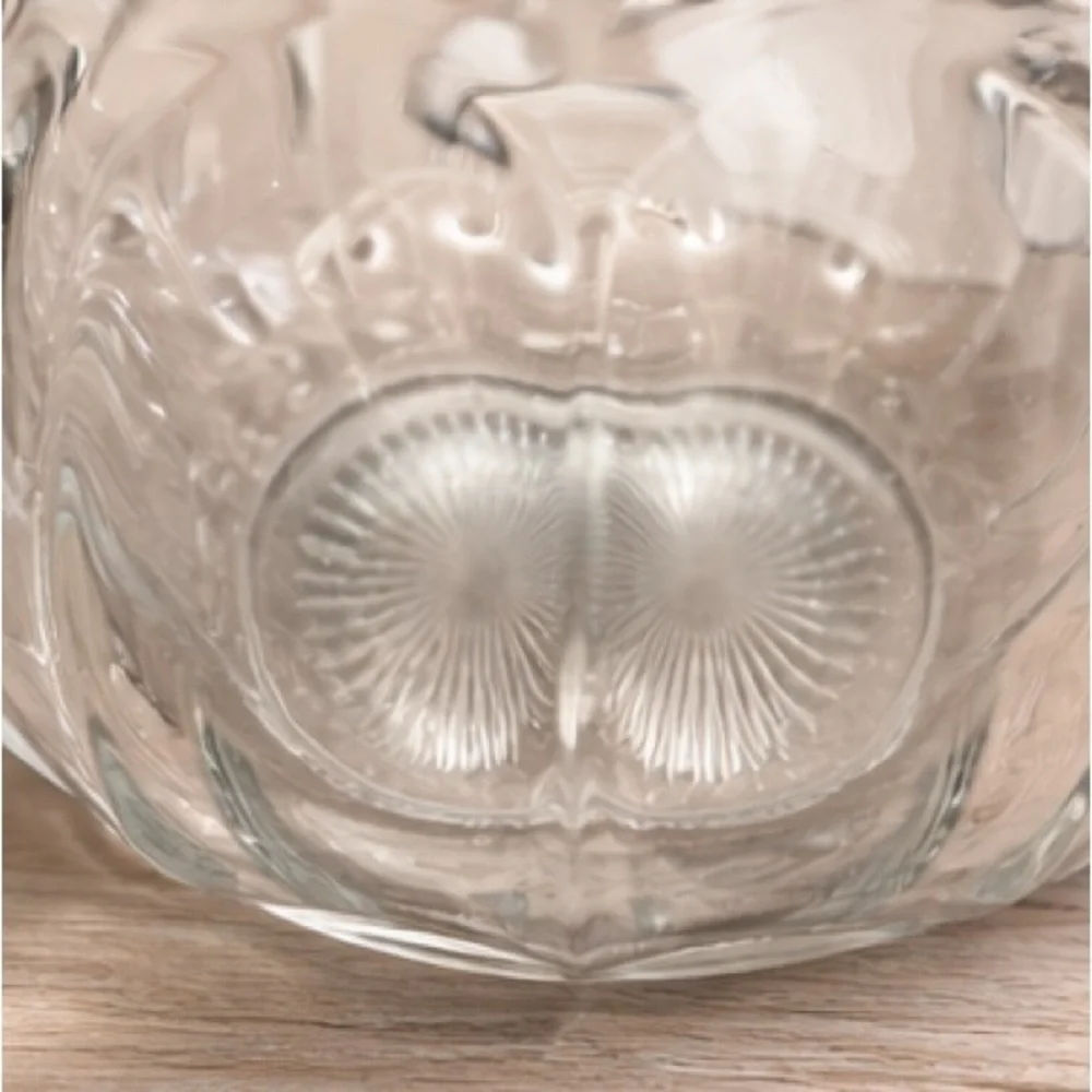 Vintage unbranded Heisey Colonial clear glass pitcher